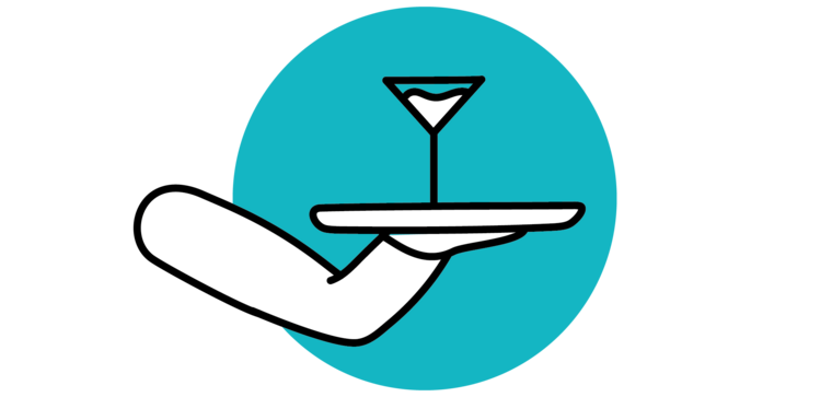 Drink service graphic