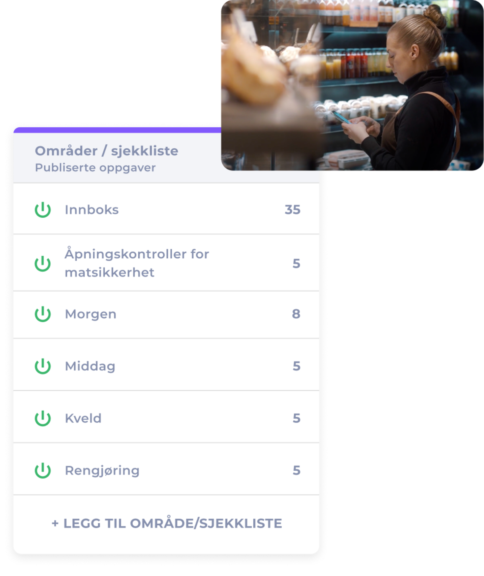Digital checklist app hospitality